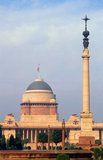 Rashtrapati Bhavan is the official home of the President of India and was designed by the British architect Edwin Landseer Lutyens. It was built between 1911 and 1916.<br/><br/>

Delhi is said to be the site of Indraprashta, capital of the Pandavas of the Indian epic Mahabharata. Excavations have unearthed shards of painted pottery dating from around 1000 BCE, though the earliest known architectural relics date from the Mauryan Period, about 2,300 years ago. Since that time the site has been continuously settled.<br/><br/>

The city was ruled by the Hindu Rajputs between about 900 and 1206 CE, when it became the capital of the Delhi Sultanate. In the mid-seventeenth century the Mughal Emperor Shah Jahan (1628–1658) established Old Delhi in its present location, including most notably the Red Fort or Lal Qila. The Old City served as the capital of the Mughal Empire from 1638 onwards.<br/><br/>
 
Delhi passed under British control in 1857 and became the capital of British India in 1911. In large scale rebuilding, parts of the Old City were demolished to provide room for a grand new city designed by Edward Lutyens. New Delhi became the capital of independent India in 1947.